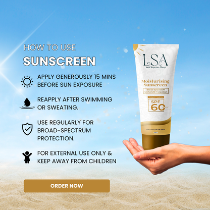 LSA Ubtan Moisturising Sunscreen SPF 50 PF+++ Moisturising Sunscreen 50gm