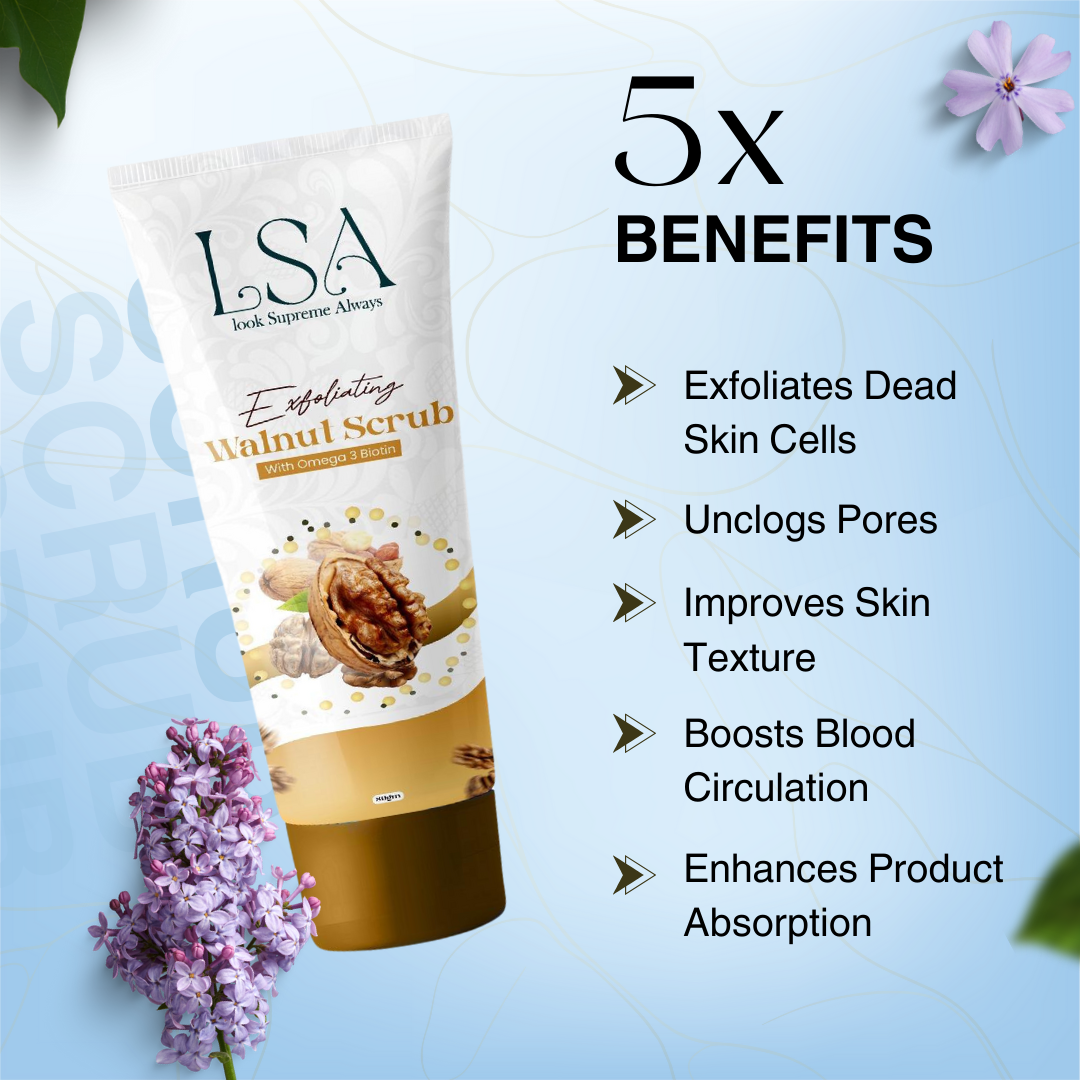 Ubtan Exfoliating Walnut Face Scrub 80gm