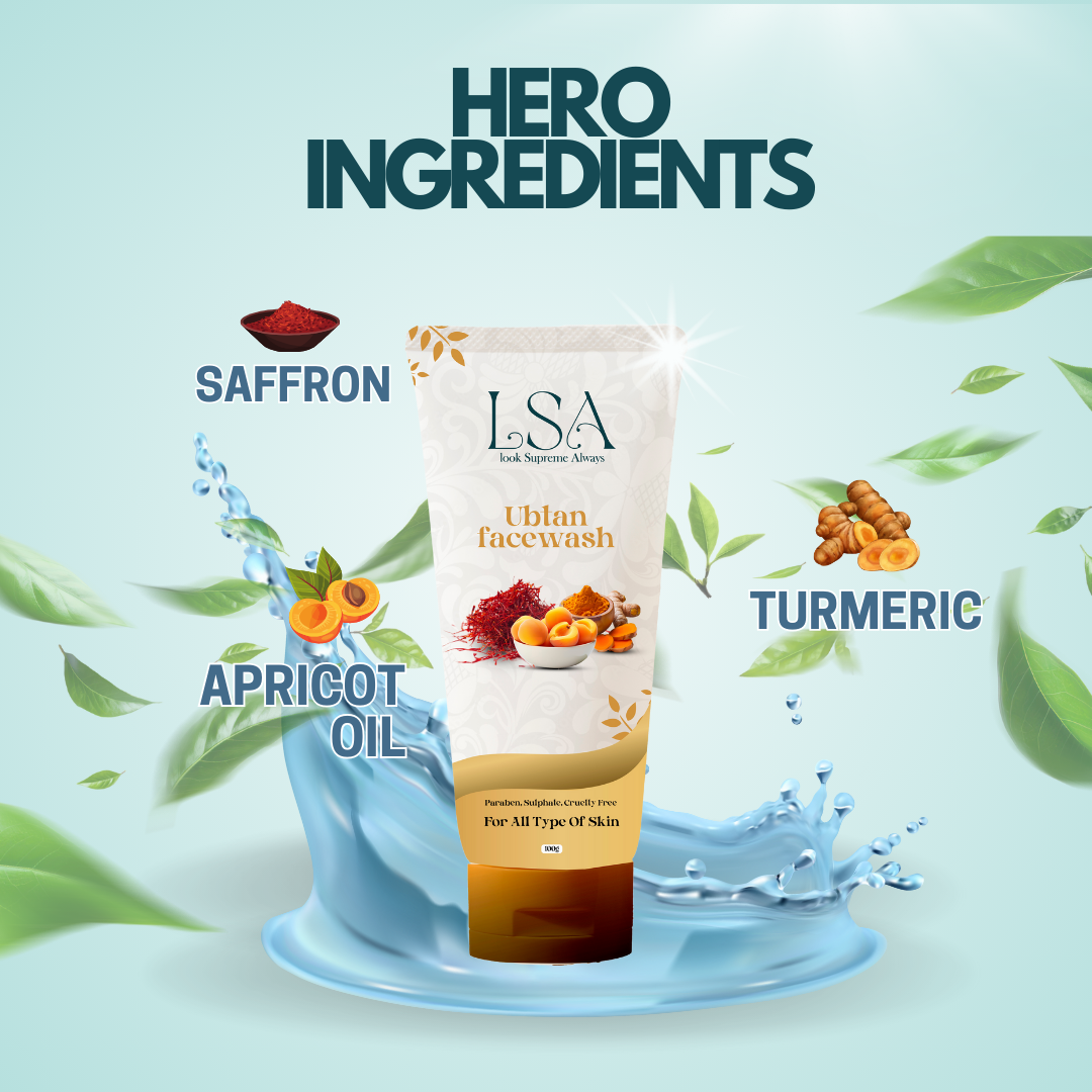 Ubtan Face Wash | 100ml | Herbal Radiance & Gentle Purification