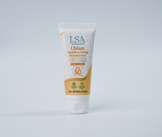 LSA Ubtan Moisturising Sunscreen SPF 50 PF+++ Moisturising Sunscreen 50gm